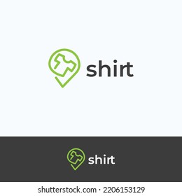 clothing store logo design idea, online shop logo