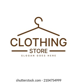 clothing store logo design inspiration. vector illustration