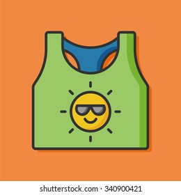 clothing tank top icon