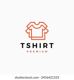 clothing tshirt tee shop store apparel logo vector icon illustration