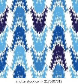 Clothing zigzag chevron stripes knitted texture geometric seamless pattern.  Vector knit texture for wallpapers and backgrounds.