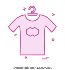 Cloths icon design vector 