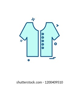 Cloths icon design vector 
