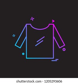 Cloths icon design vector