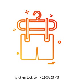 Cloths icon design vector 