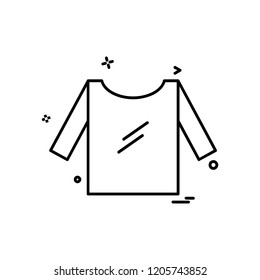 Cloths icon design vector
