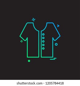 Cloths icon design vector 