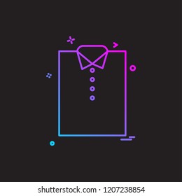 Cloths icon design vector 