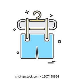 Cloths icon design vector 