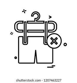 Cloths icon design vector 