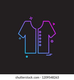 Cloths icon design vector 