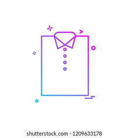 Cloths icon design vector 