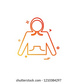 Cloths icon design vector 