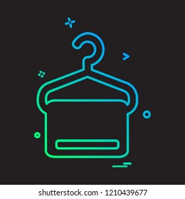 Cloths icon design vector 