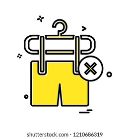 Cloths icon design vector 