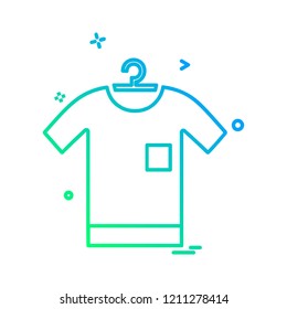 Cloths icon design vector 