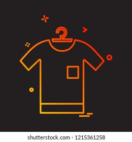 Cloths icon design vector 
