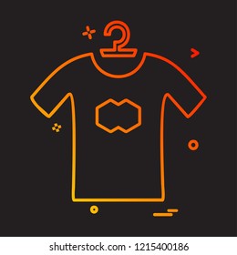 Cloths icon design vector 