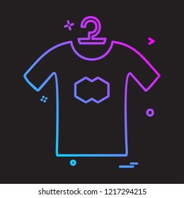 Cloths icon design vector 