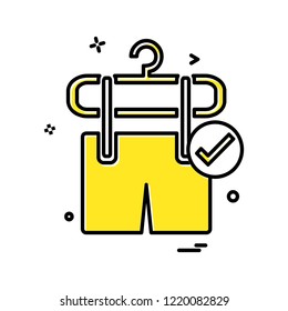 Cloths icon design vector 