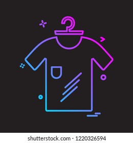 Cloths icon design vector 