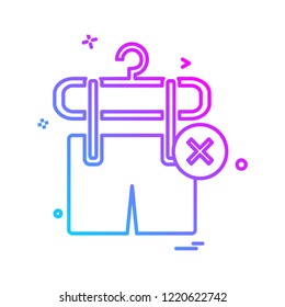 Cloths icon design vector 