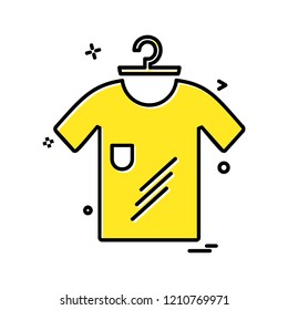 Cloths shirt icon design vector 