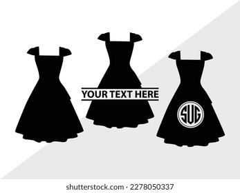 Cloths SVG Monogram Vector Illustration Silhouette svg
