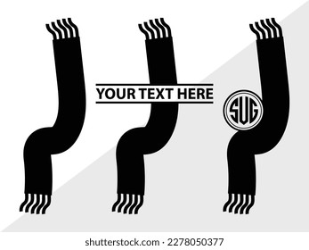 Cloths SVG Monogram Vector Illustration Silhouette
