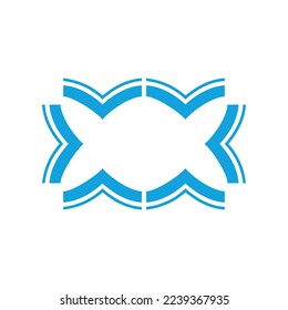 Plantilla de logotipo del libro abstracto en la nube 1

