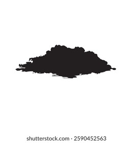 Cloud Abstract Grunge Texture Brush Vector