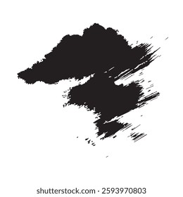 Cloud Abstract Grunge Texture Brush Vector