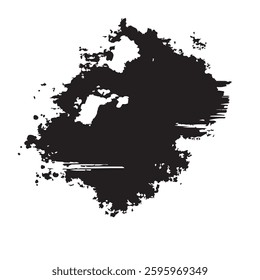 Cloud Abstract Grunge Texture Brush Vector