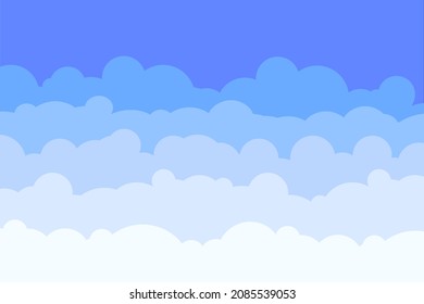 Cloud. Abstract white cloudy. Vector illustration.