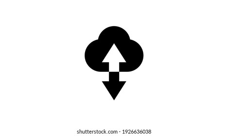 Cloud access concept vector illustration icon