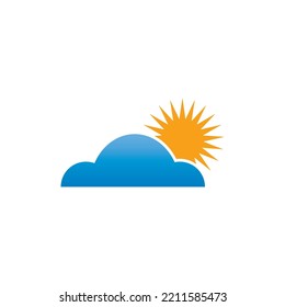 Cloud analistic icon vector illustration template design