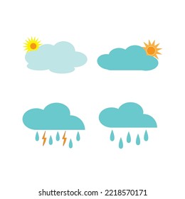 Cloud analistic icon vector illustration template design