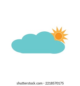 Cloud analistic icon vector illustration template design