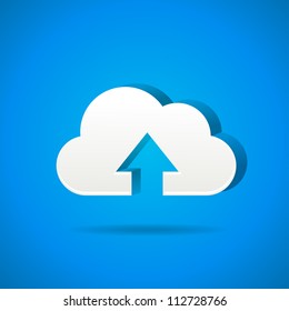 Cloud App Icon - Upload Files