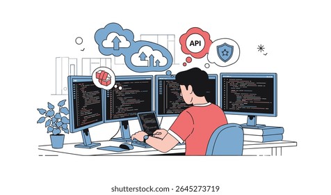Desenvolvimento e implantação de aplicativos em nuvem com API para design de sistema