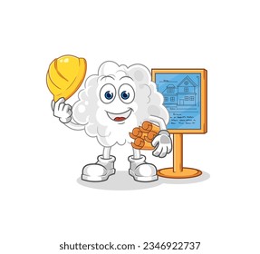 the cloud Architect illustration. character vector