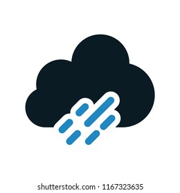 Cloud and arraign Icon 