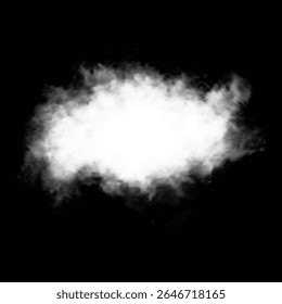 Cloud art or smoky air illustration. Chimney smoke, fog wave or cloud pattern with overlay effect. Cloud, smoke, png. White realistic 3D vector isolated cloud on the transparent background.Vector set.
