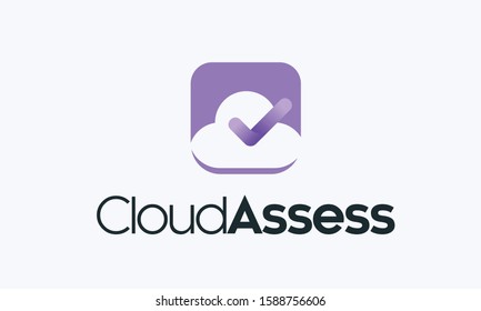 Cloud Assess Vector Royalty Logo Design Inspirations