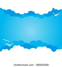 Cloud background with place for Your text