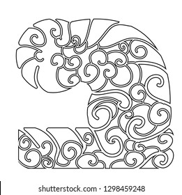 cloud background for tattoo.Japanese wave tattoo design.Chinese cloud for arm