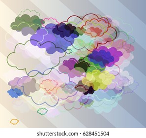 cloud background template