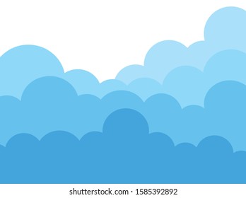 
Cloud background. Template, design element. Holiday decoration.