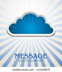 Cloud Background Vector