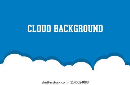 cloud background vector